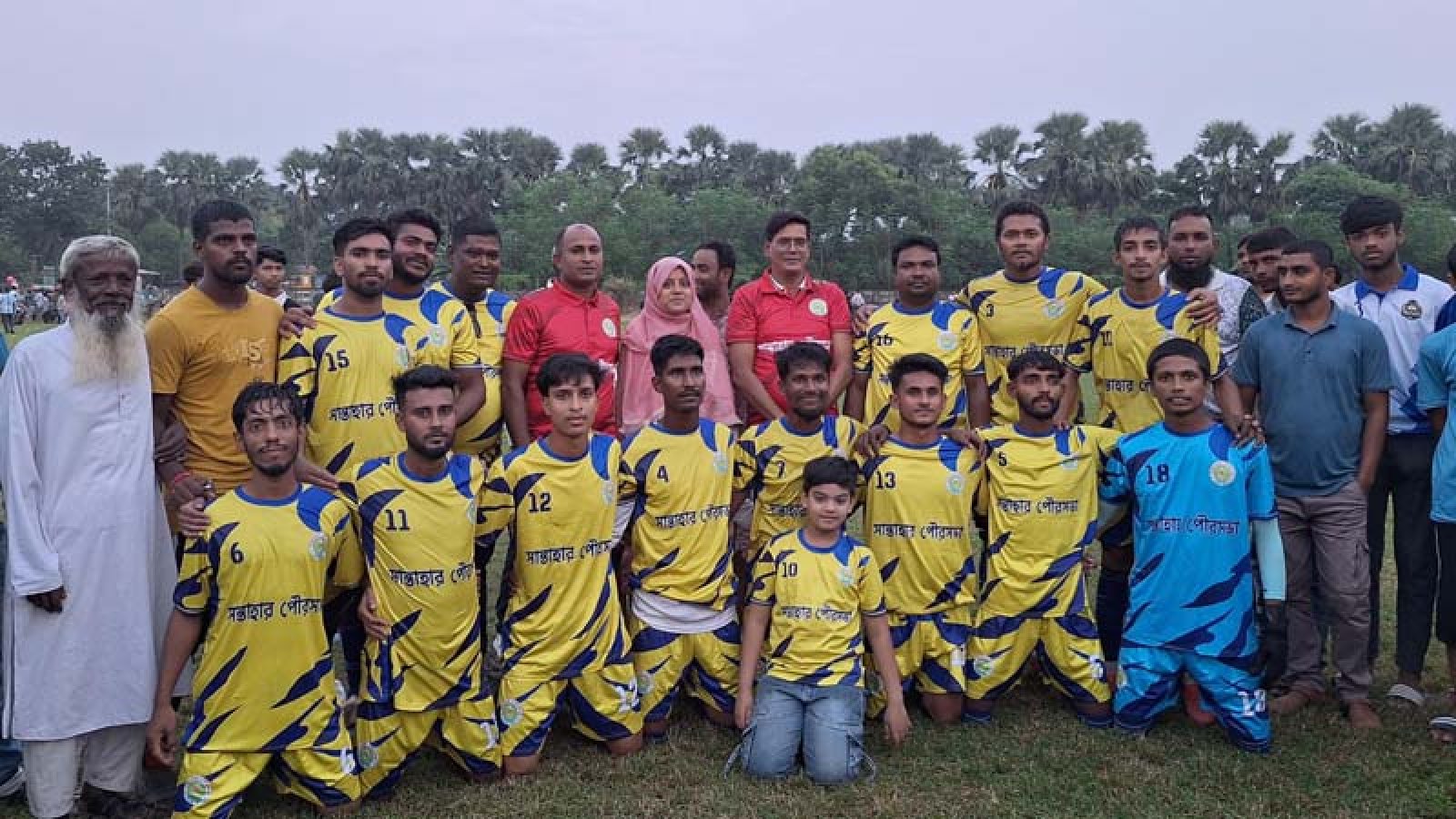 নসরতপুরকে ৪-০ গোলে হারিয়ে সেমিফাইনালে সান্তাহার পৌরসভা