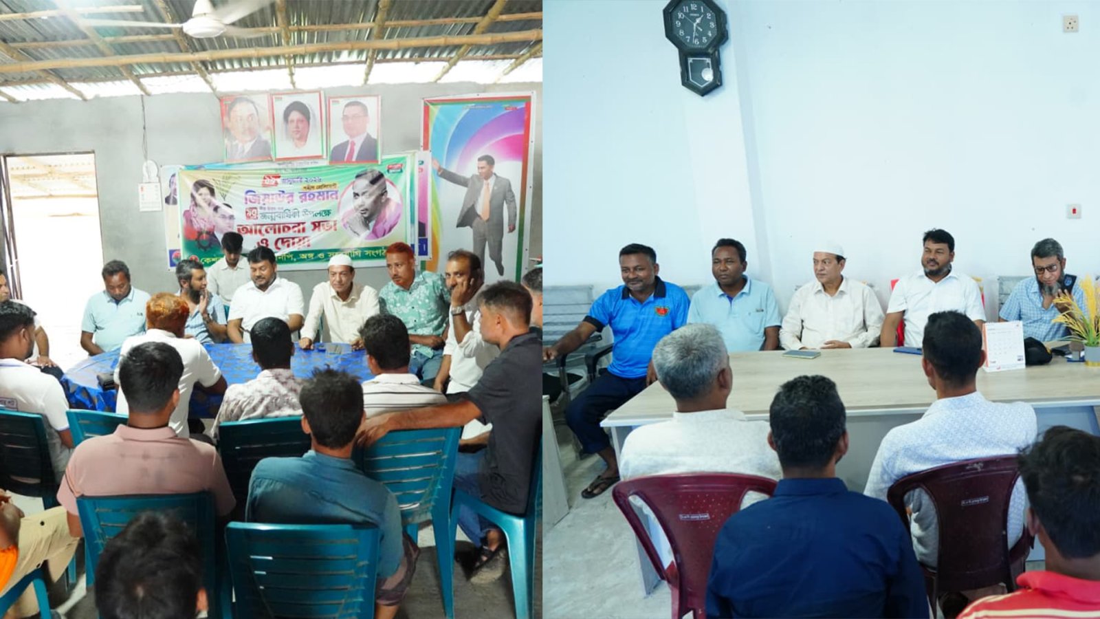 রাসিক প্রশাসকের সাথে মোহনপুর ও কেশরহাট বিএনপি নেতৃবৃন্দের সৌজন্য সাক্ষাৎ