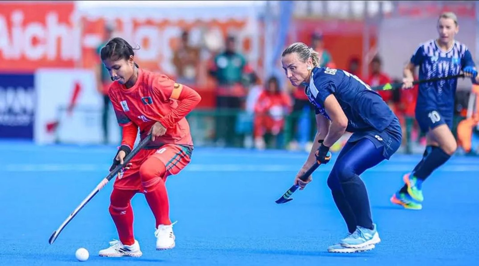জাপানে ৬ গোলের ম্যাচে বাংলাদেশের মেয়েদের প্রথম পয়েন্ট