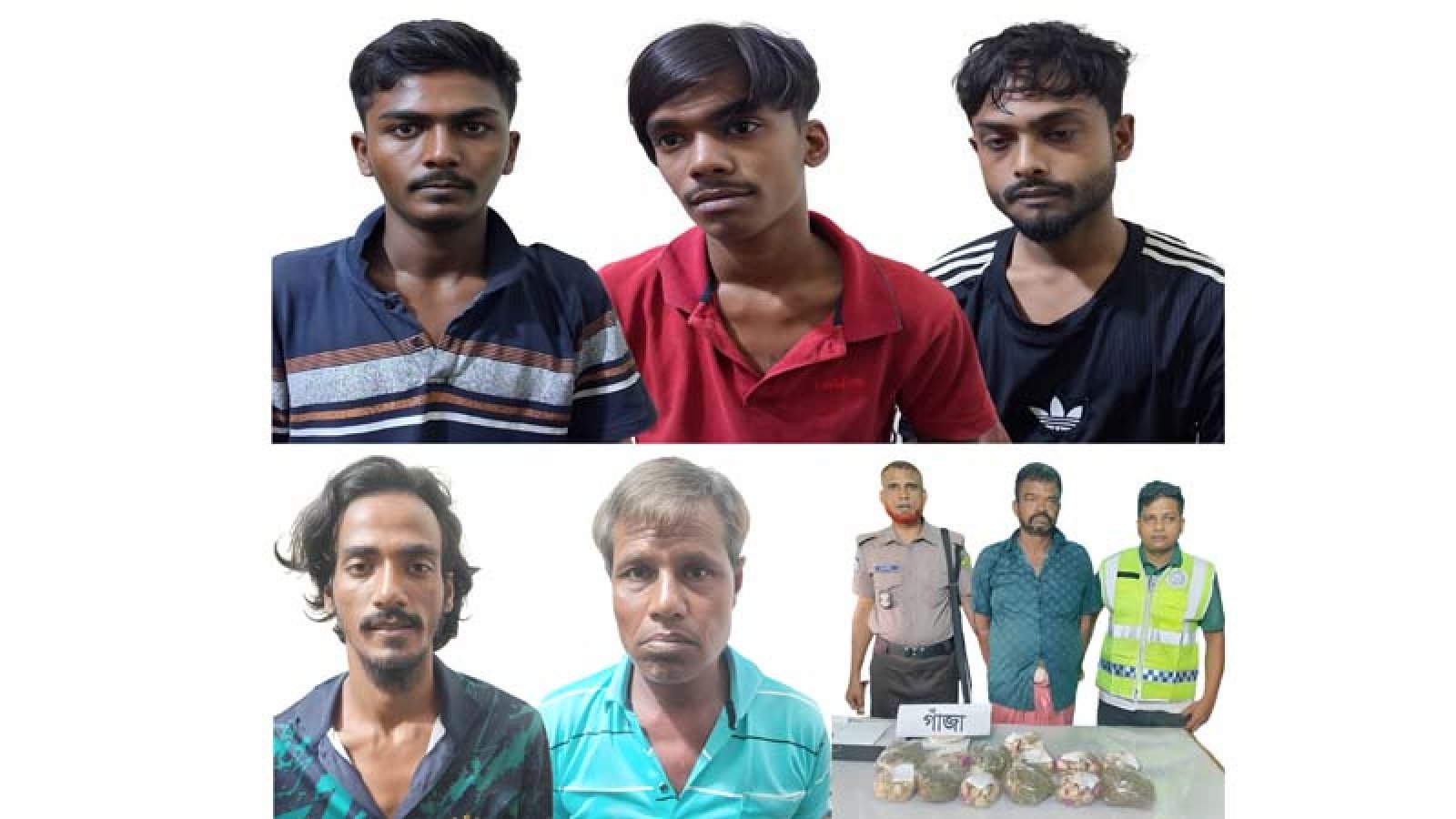 নগরীতে পৃথক পৃথক অভিযানে ৬ মাদক ব্যবসায়ী গ্রেপ্তার, মাদকদ্র্য উদ্ধার