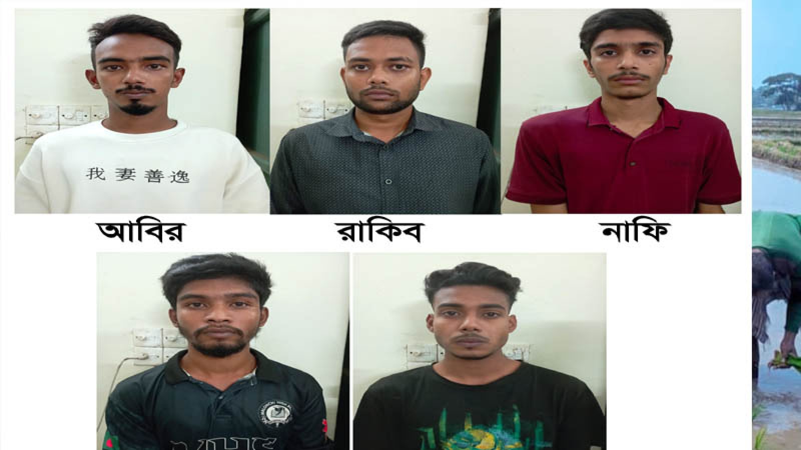 পাবনায় অপহরণকারী চক্রের ৫ সদস্য আটক, অপহৃত স্কুলছাত্র উদ্ধার