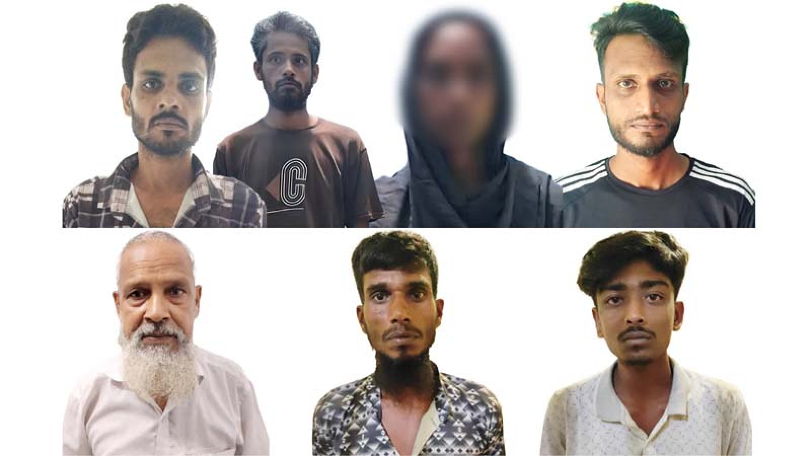 নগরীতে নারীসহ ৭ মাদক ব্যবসায়ী গ্রেপ্তার.মাদকদ্রব্য উদ্ধার