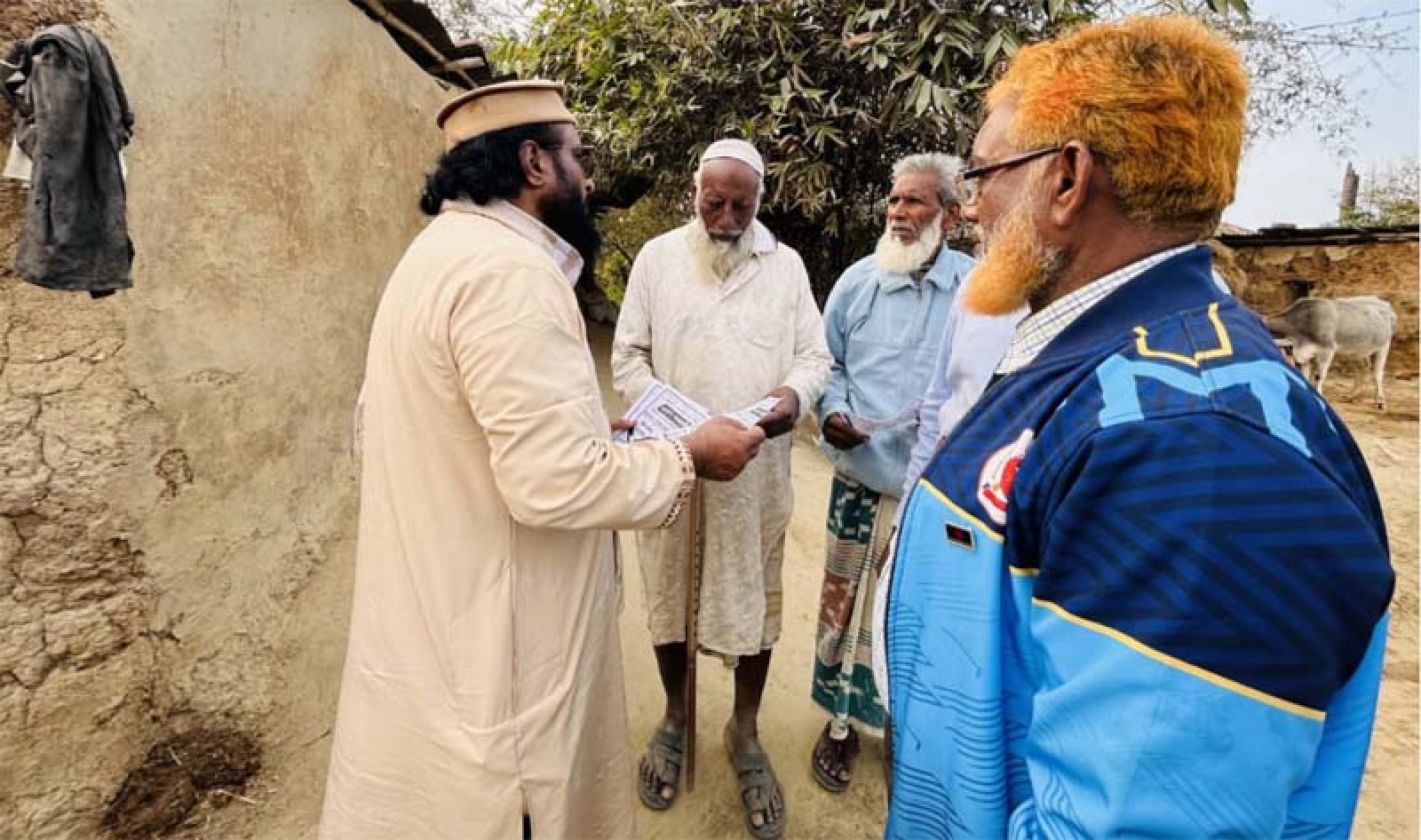 রাজশাহী-১ ঈগল প্রতীকের প্রার্থীর গণসংযোগ