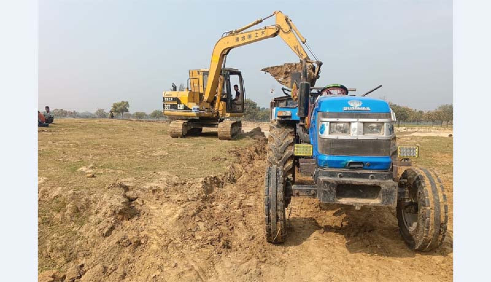 শিবগঞ্জে চলছে অবৈধভাবে পুকুর খননের উৎসব