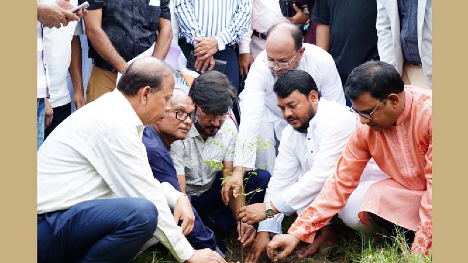 জাতীয়তাবাদী পেশাজীবী দলের বৃক্ষরোপণ কর্মসূচির উদ্বোধন