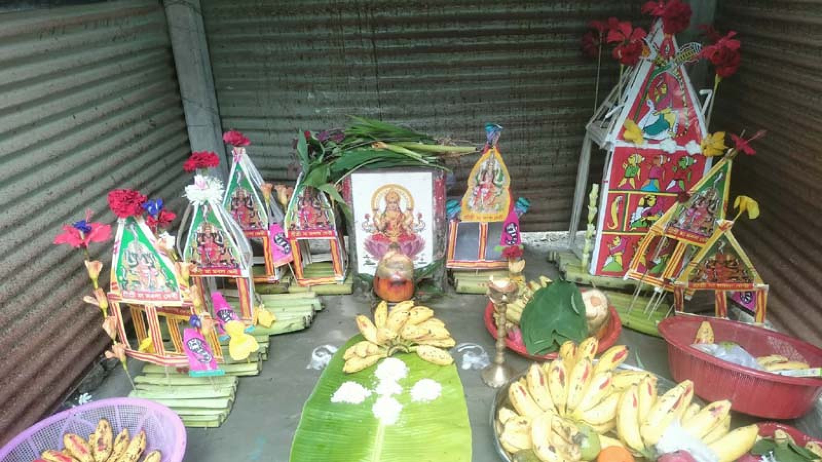 আদমদীঘিতে মনসা দেবীর পুজা অনুষ্ঠিত