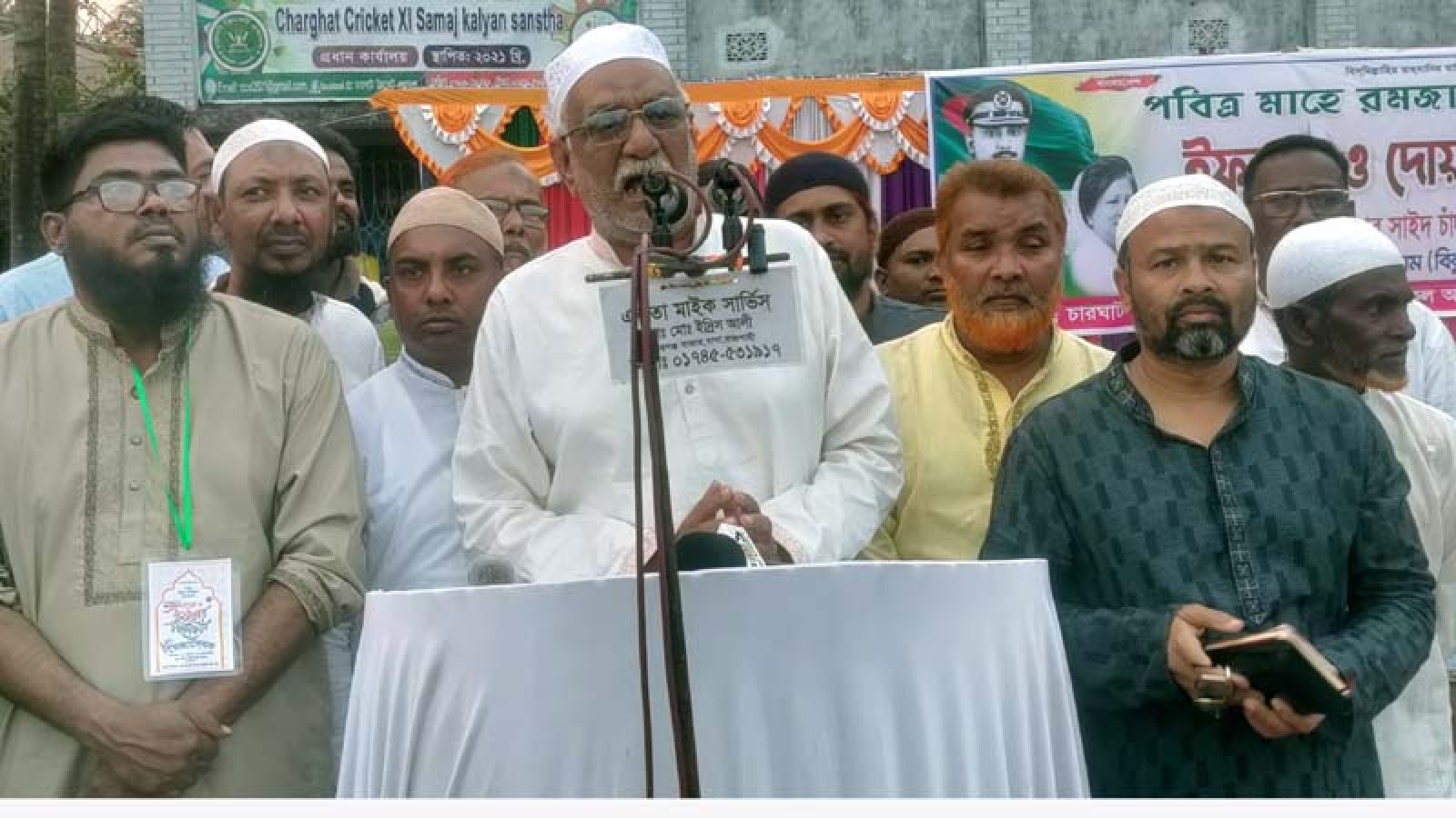 জনগনের সেবক হয়ে থাকতে চাই : এমপি চাঁদ