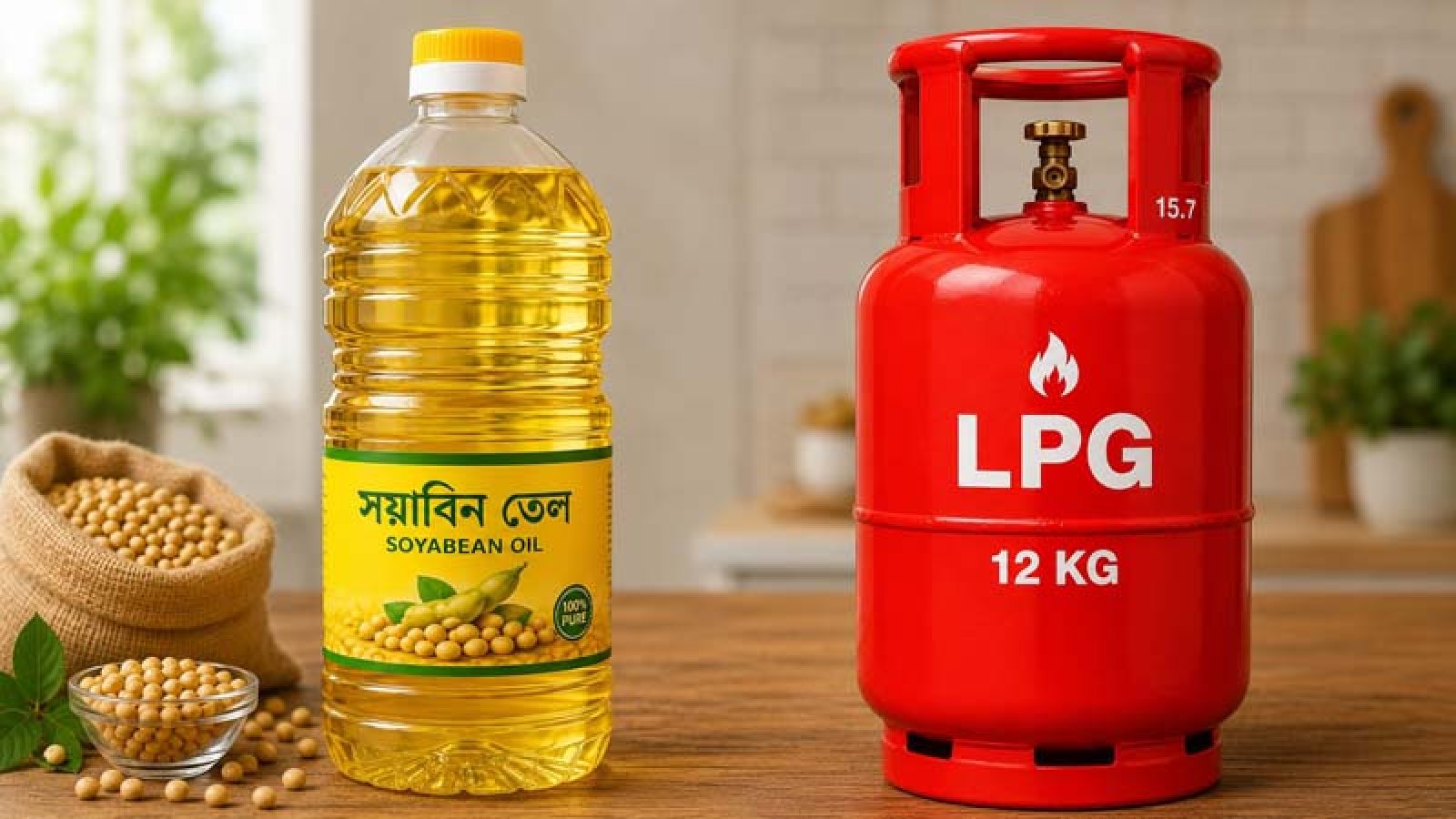 বাড়লো সয়াবিন তেলের দাম, কমলো এলপিজির