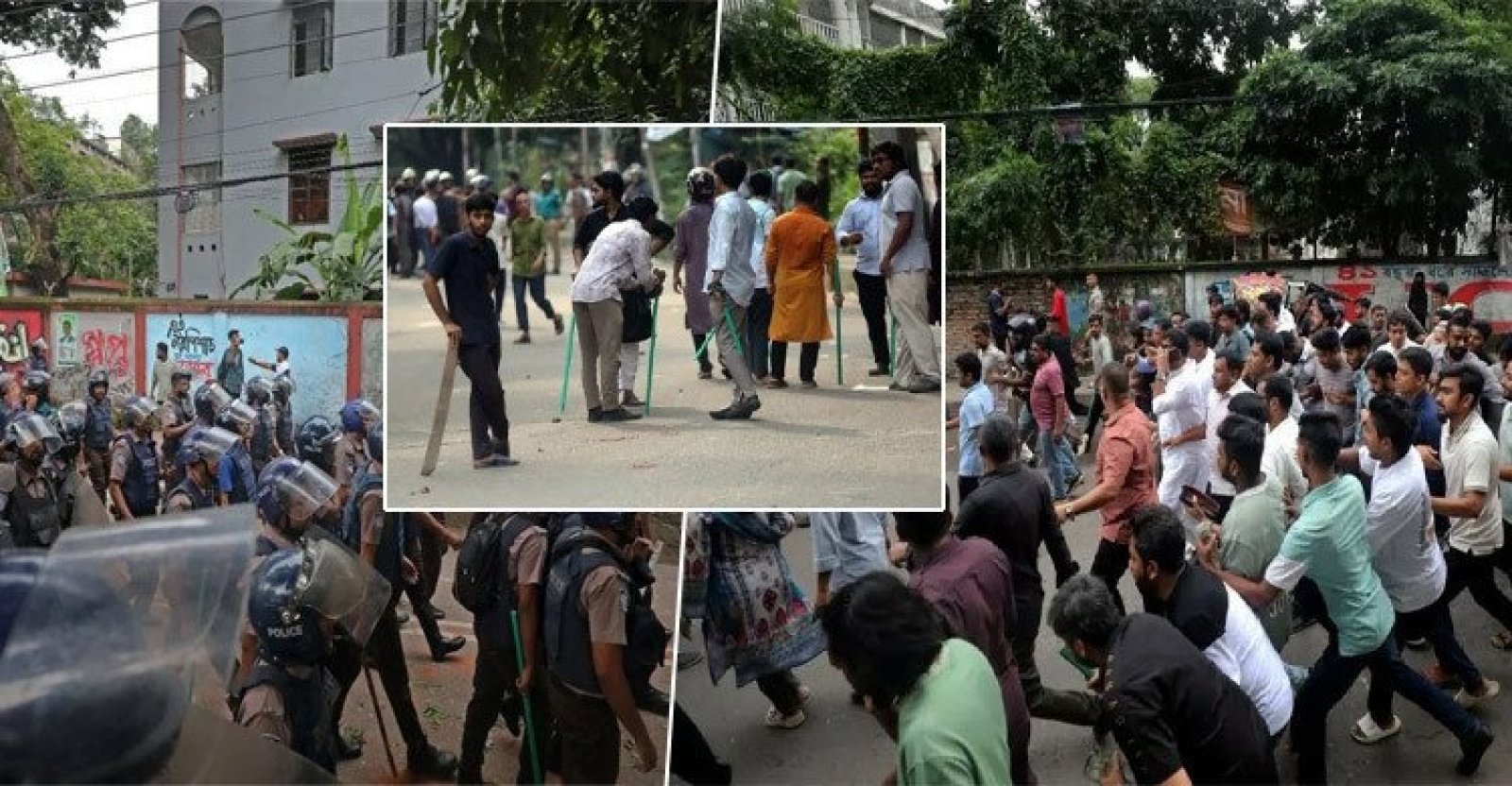 জবি-ঢাকা কলেজসহ রাজধানীর বিভিন্ন স্থানে ছাত্রদল-ছাত্রশিবির সংঘর্ষ