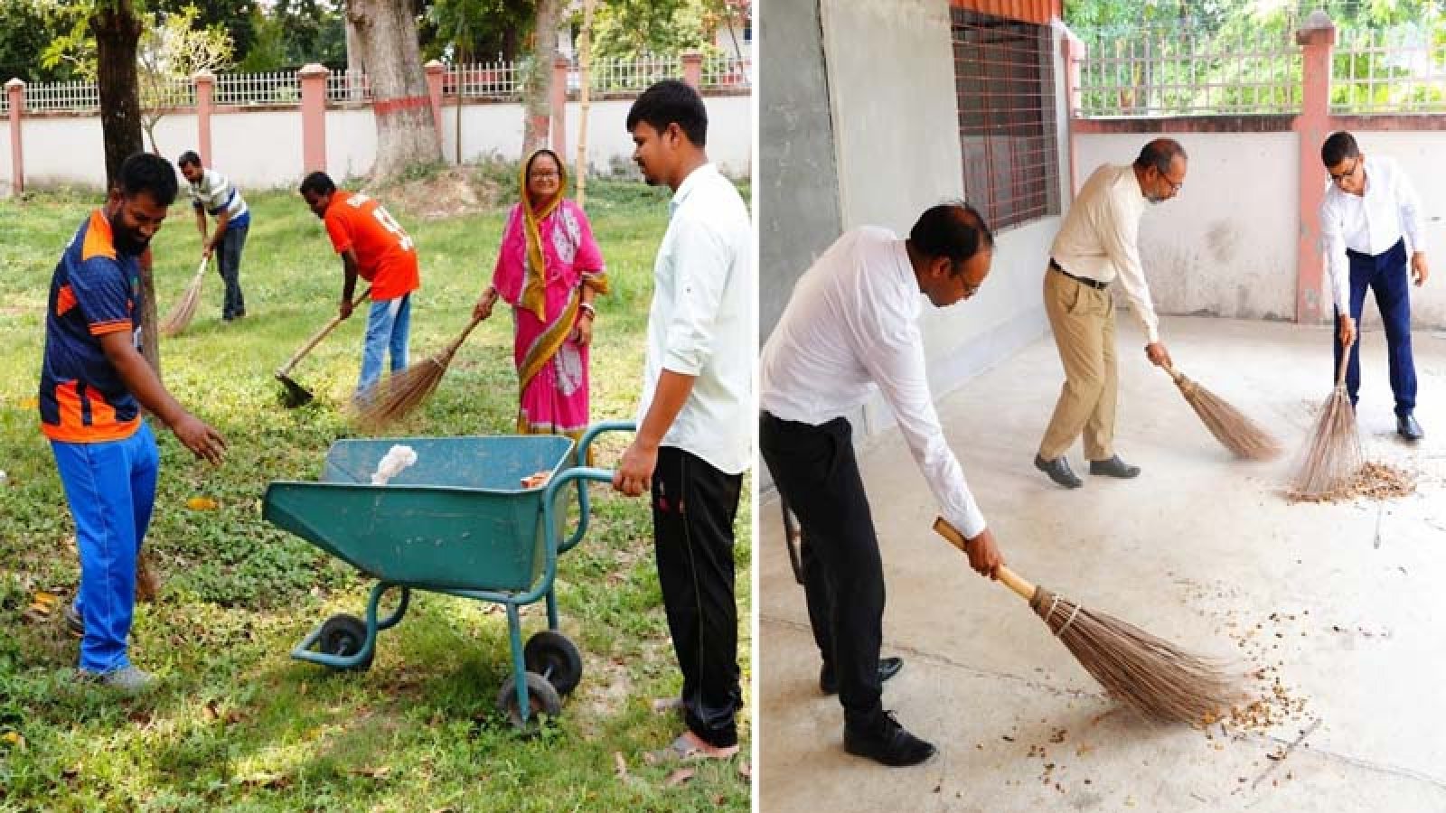 রাজশাহী বিভাগীয় কমিশনার কার্যালয়ে ‘নিজেদের হাতেই পরিচ্ছন্নতা’