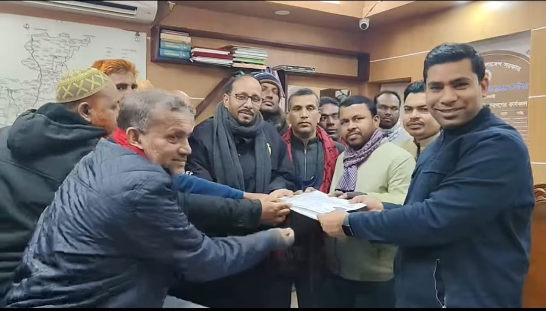রাজশাহী-৫ আসনে আবু বকর সিদ্দিকের পক্ষে মনোনয়ন ফরম উত্তোলন
