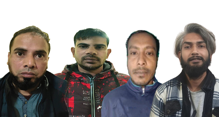 নগরীতে আ’লীগের চার কর্মিসহ অন্যান্য অভিযোগে গ্রেপ্তার ১৮ জন