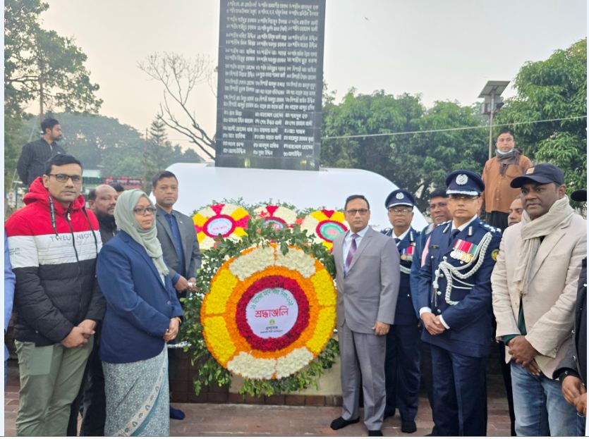 রাসিকের উদ্যোগে মহান বিজয় দিবস উদ্যাপন
