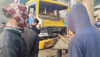 পুঠিয়ায় ট্রাক-ভটভটি সংঘর্ষে দুই ব্যবসায়ী নিহত