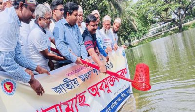 সিংড়ায় জাতীয় মৎস্য পক্ষ পালিত