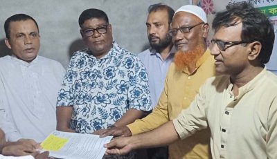 কেশরহাট বণিক সমিতির নির্বাচনে সভাপতি প্রার্থী শফিকুল ডিলারের মনেনয়ন উত্তোলন
