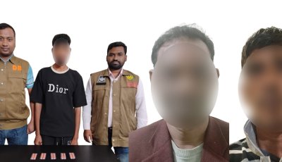 মাদকবিরোধী অভিযানে ৩ জন গ্রেপ্তার, ট্যাপেন্টাডল ট্যাবলেট ও গাঁজা উদ্ধার