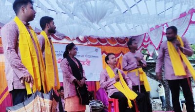 বদলগাছীতে সংবেদনশীলতা তৈরিতে কিচ্ছা গানের আসর