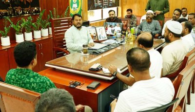 রাসিক প্রশাসকের সঙ্গে মেডিকেল টেকনোলজিস্ট এসোসিয়েশনের নেতৃবৃন্দের সাক্ষাৎ