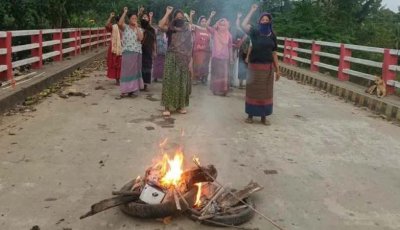 সাজেকে দ্বিতীয় দফায় অনির্দিষ্টকালের সড়ক অবরোধ