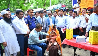 রাজশাহীসহ পাঁচ জেলায় হাম টিকাদান কর্মসূচি শুরু, লক্ষ্য ৫৬ হাজার ৬০০ শিশু
