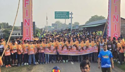 রাণীনগরে দেশের বৃহৎ রানিং উৎসব অনুষ্ঠিত
