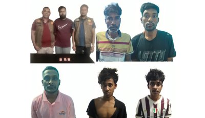 মাদকবিরোধী অভিযানে ৬ মাদক ব্যবসায়ী গ্রেপ্তার; ট্যাপেন্টাডল ট্যাবলেট ও গাঁজা উদ্ধার