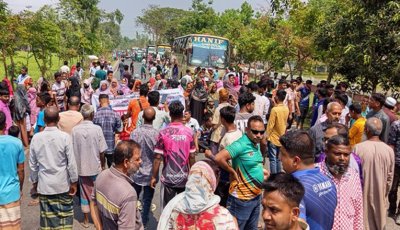 মান্দায় সন্ত্রাসী রাজু মেম্বারের গ্রেপ্তার দাবিতে ৭২ ঘণ্টার আল্টিমেটাম