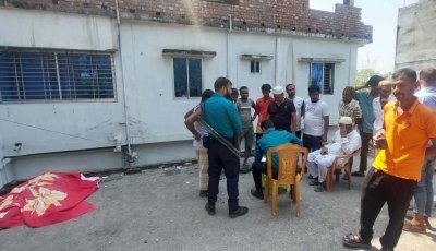 রাজশাহীতে ভবনরে ছাদ থকেে পড়ে শ্রমকিরে মৃত্যু