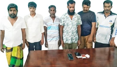 নগরীতে ছয় জুয়াড়ি গ্রেপ্তার
