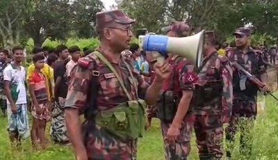 চাঁপাইনবাবগঞ্জ সীমান্তে ২০ জনকে পুশইনের চেষ্টা বিএসএফের, ঠেকাল বিজিবি