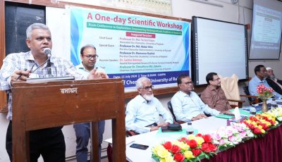 রাবি রসায়ন বিভাগে অনুষ্ঠিত হচ্ছে বৈজ্ঞানিক কর্মশালা