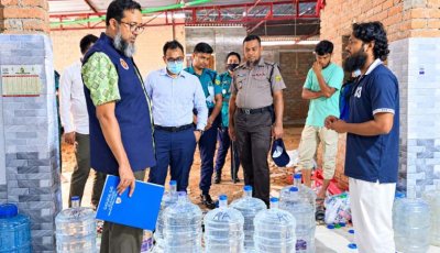 রাজশাহীতে অনুমোদনহীন খাবান পানি উৎপাদনকারীকে জরিমানা