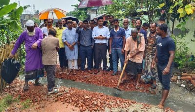 পানিবন্দি মানুষের পাশে ইউএনও, এক দিনের উদ্যোগে কাটল ২২ বছরের দুর্ভোগ