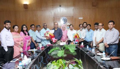 রাবি উপ-উপাচার্যদ্বয়ের সাথে প্রাধ্যক্ষ পরিষদের সৌজন্য সাক্ষাৎ ও মতবিনিময়