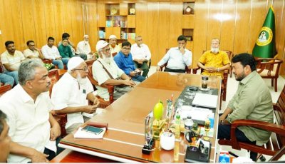 রাসিক প্রশাসকের সঙ্গে সিটি সেন্টারের ব্যবসায়ীদের সাক্ষাৎ