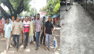 আদমদীঘিতে সওজের জায়গায় অনুমতি ছাড়াই প্রকল্প বাস্তবায়নের চেষ্টা
