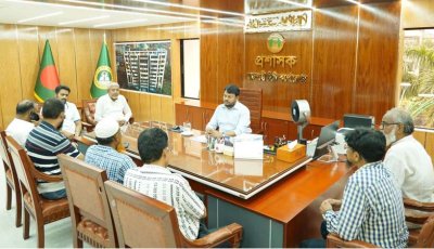 রাসিক প্রশাসকের সাথে ওয়াসা কর্মচারী ইউনিয়নের নেতৃবৃন্দের সৌজন্য সাক্ষাৎ