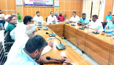 গোমস্তাপুরে নবাগত ইউএনওর মতবিনিময় সভা