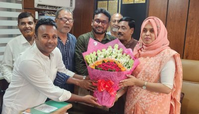 বাগমারায় নবাগত ইউএনও’র সঙ্গে চেয়ারম্যান অ্যাসোসিয়েশন নেতৃবৃন্দের সৌজন্য সাক্ষাত