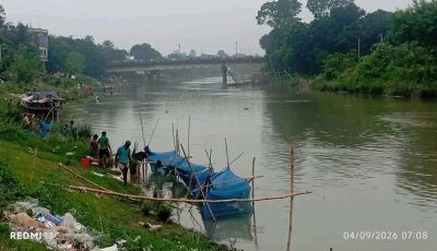 বারনই নদে হঠাৎ বিপুল সংখ্যক মাছ ভেসে উঠেছে, তদন্ত কমিটি গঠন