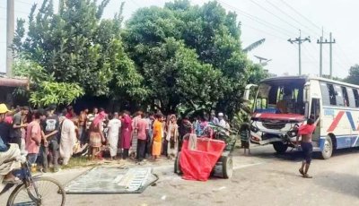 ময়মনসিংহে বাসচাপায় অটোরিকশার ৭ যাত্রী নিহত
