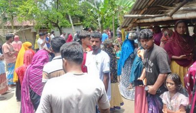 বাগমারায় ট্রাকের ধাক্কায় মোটরসাইকেল আরোহী নিহত, স্ত্রী-সন্তান আহত