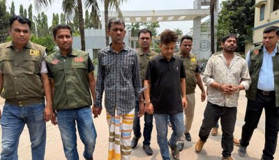 পাবনায় ঠিকাদারের কাছে ২০ লাখ টাকা চাঁদা দাবি-মারধরের অভিযোগ, গ্রেপ্তার ৩