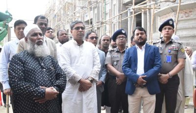 হযরত শাহ মখদুম রুপোশ (রহঃ) মাজার শরীফ জিয়ারত করেছেন প্রতিমন্ত্রী মীর শাহে আলম
