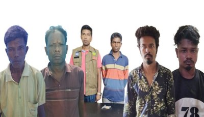 মাদকবিরোধী অভিযানে পাঁচ মাদক ব্যবসায়ী গ্রেপ্তার, মাদক উদ্ধার