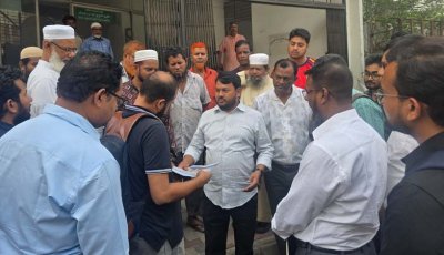 সোনাদিঘি জামে মসজিদের সম্প্রসারণ ও আধুনিকায়নের লক্ষ্যে পরিদর্শনে রাসিক প্রশাসক