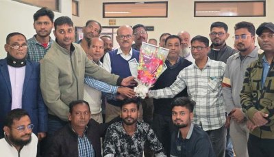 রাসিক কর্মচারী ইউনিয়নের নবনির্বাচিত কার্যনির্বাহী কমিটির সংবর্ধনা অনুষ্ঠিত