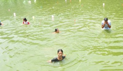 নাটোরে নতুন কুঁড়ি স্পোর্টসে সাঁতার প্রতিযোগিতা অনুষ্ঠিত