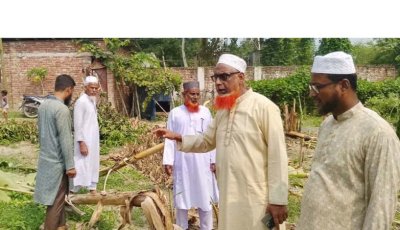 ধামইরহাটে মধ্যরাতে বাড়িঘর ভাঙচুর ও লুটপাটের অভিযোগ, ঘটনাস্থল পরিদর্শনে এমপি এনামুল হক